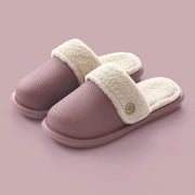 Cushie Slides™ Plush Slides - Purple Plush Slippers - CushieSlides™