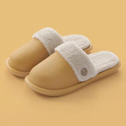 Cushie Slides™ Plush Slides - Yellow Plush Slippers - CushieSlides™